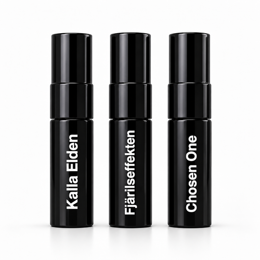 DISCOVERY SET – Kalla Elden, Fjärilseffekten & Chosen One – 3 × 3 ml