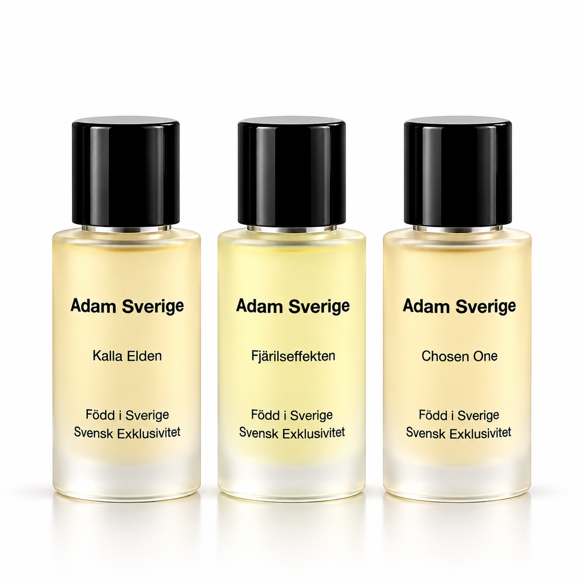 THE COLLECTION – Kalla Elden, Fjärilseffekten & Chosen One – 3 × 50 ml