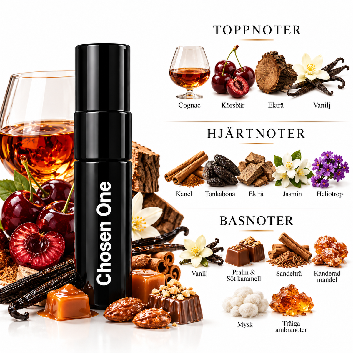 DISCOVERY SET – Kalla Elden, Fjärilseffekten & Chosen One – 3 × 3 ml